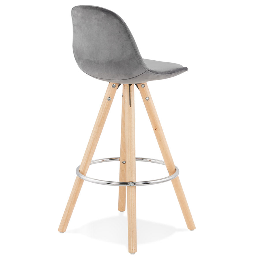 Barhocker FRANKY MINI - grau - Stoff