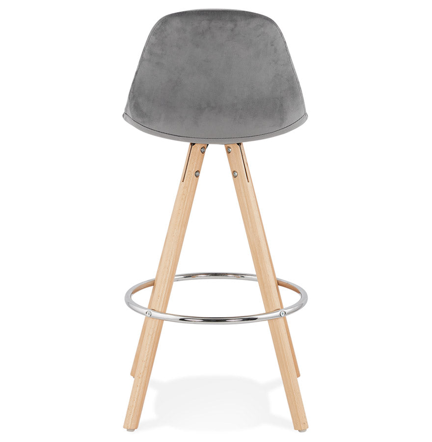 Barhocker FRANKY MINI - grau - Stoff