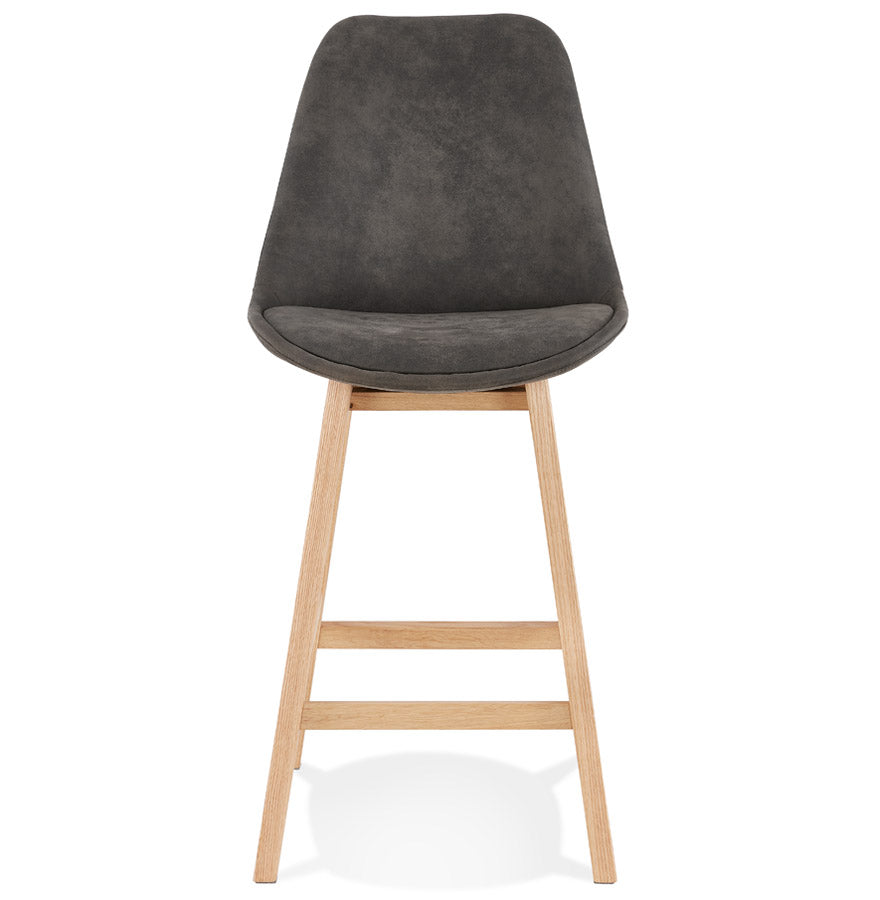 Barhocker SVENKE MINI - dunkelgrau - Stoff