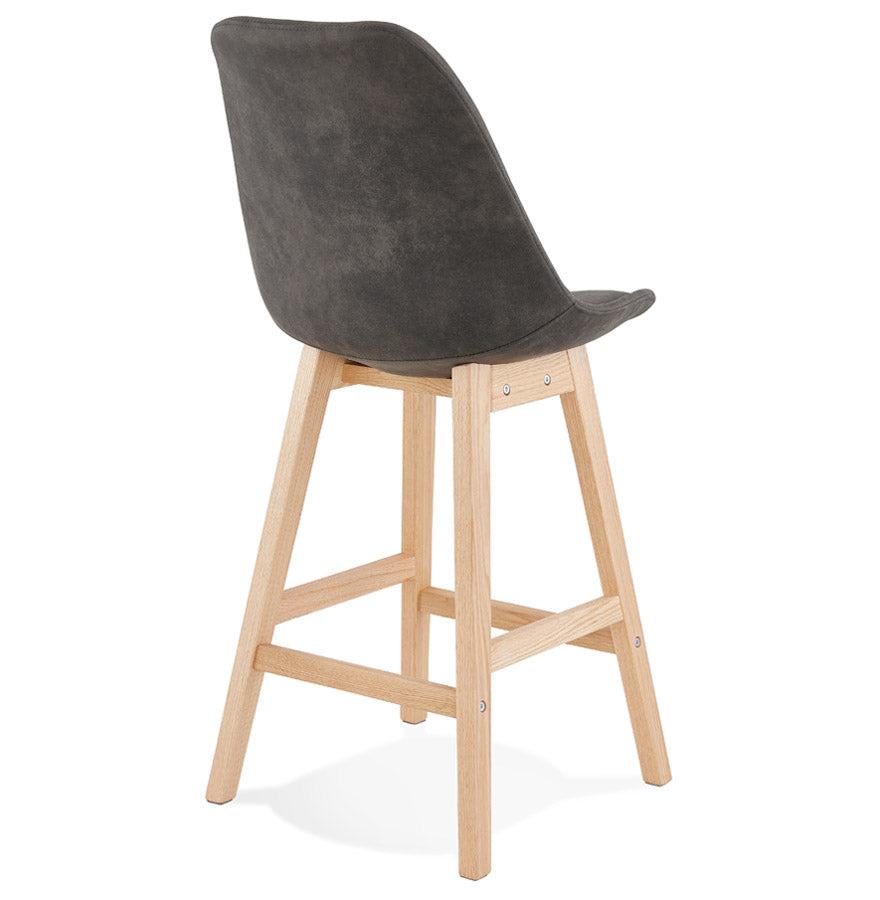 Barhocker SVENKE MINI - dunkelgrau - Stoff