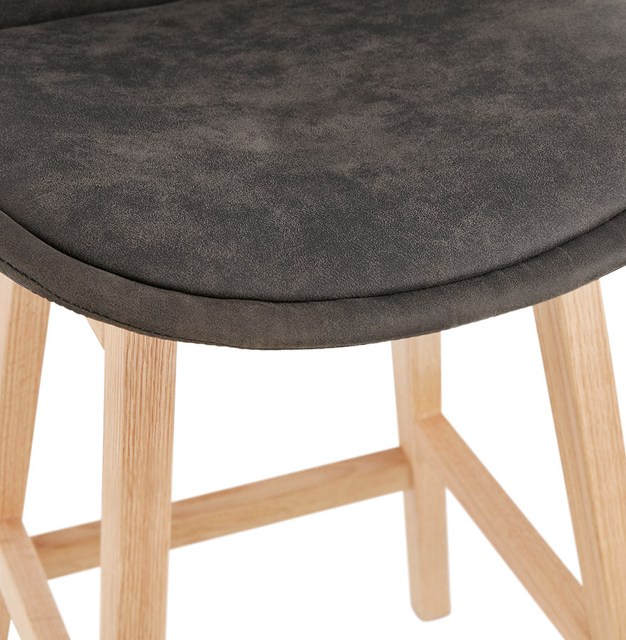 Barhocker SVENKE MINI - dunkelgrau - Stoff