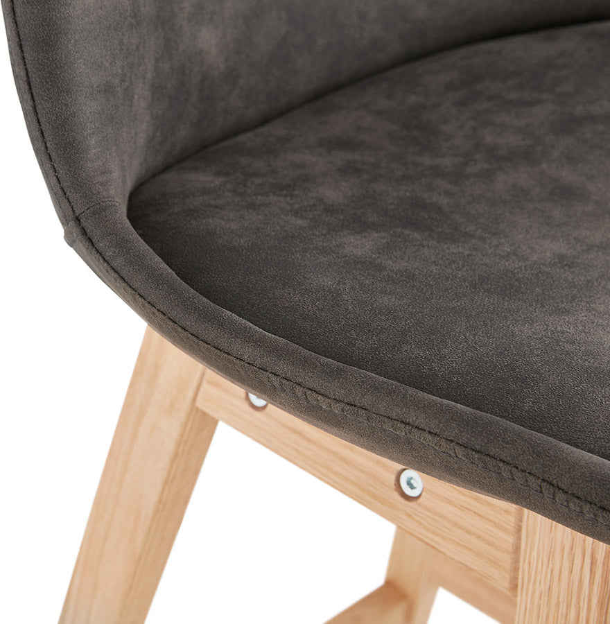 Barhocker SVENKE MINI - dunkelgrau - Stoff