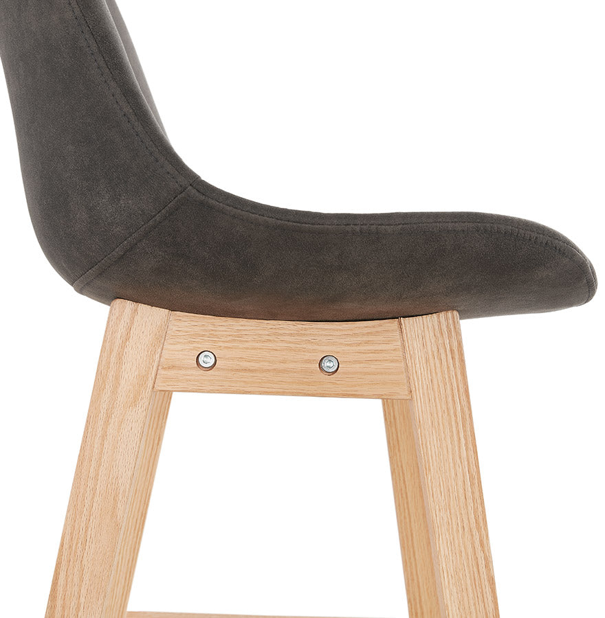 Barhocker SVENKE MINI - dunkelgrau - Stoff