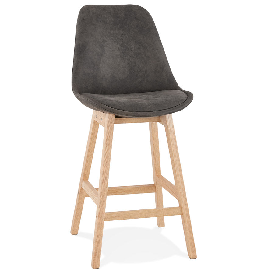 Barhocker SVENKE MINI - dunkelgrau - Stoff