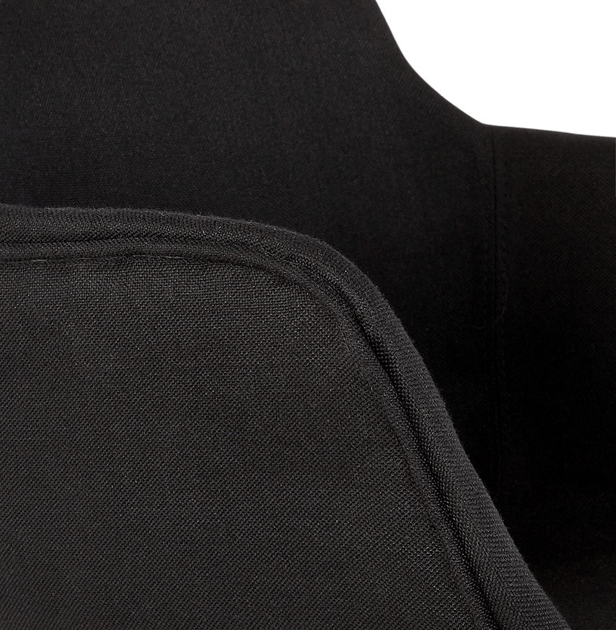 Barhocker LARGESS - schwarz - Stoff