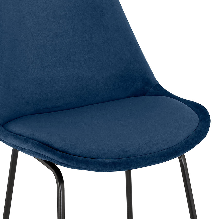 Barhocker YAYA MINI - Blau - Stoff
