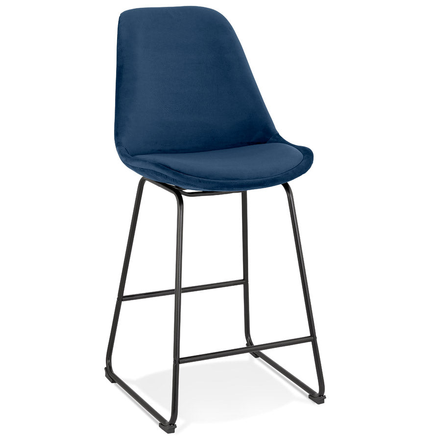 Barhocker YAYA MINI - Blau - Stoff