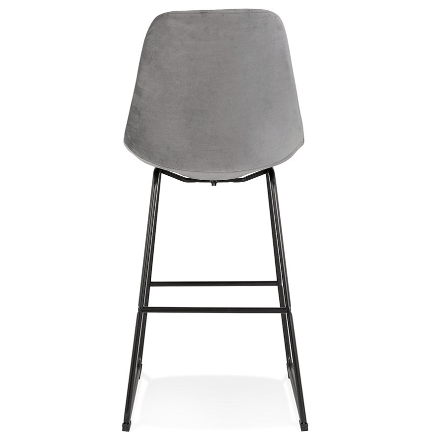 Barhocker YAYA – grau – Stoff