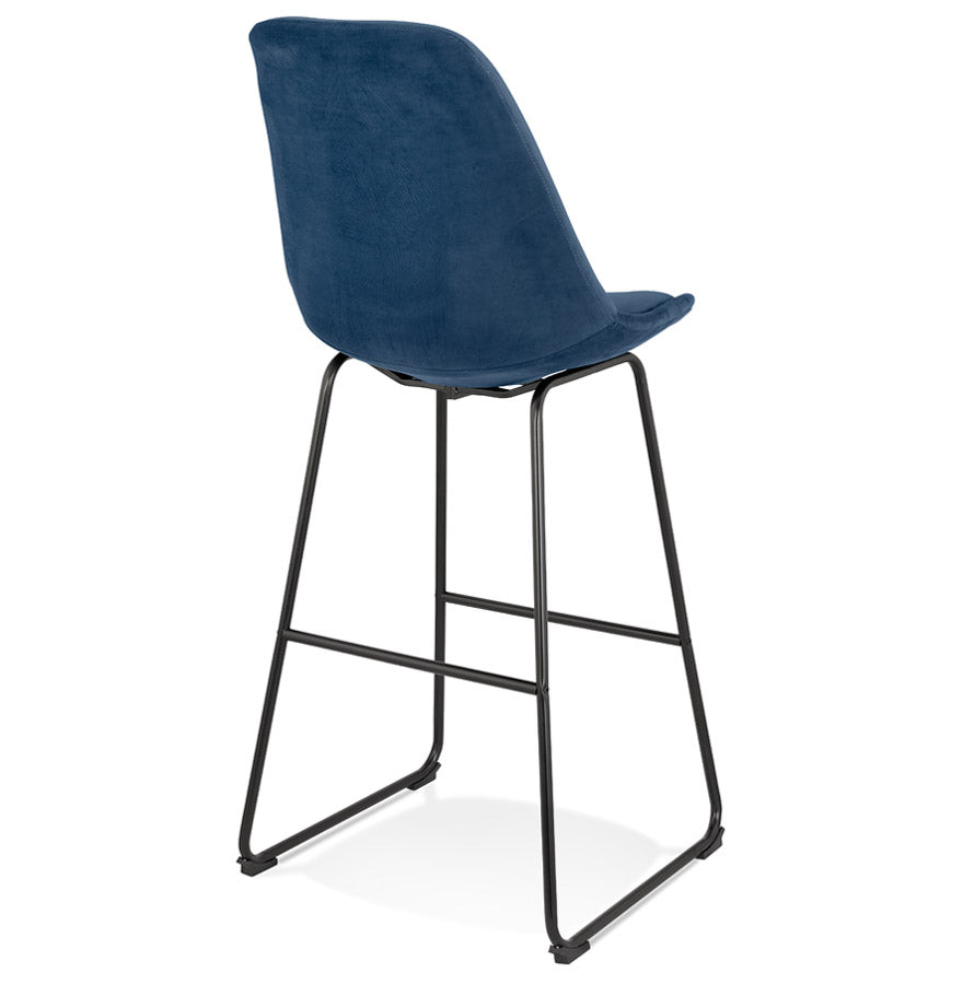 Barhocker YAYA - Blau - Stoff