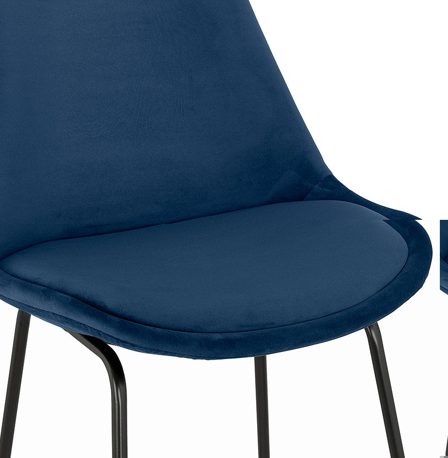 Barhocker YAYA - Blau - Stoff