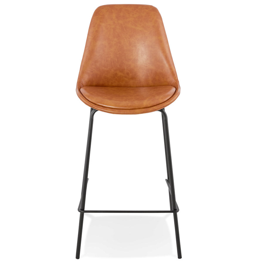 Barhocker WATSON MINI - braun - Kunstleder