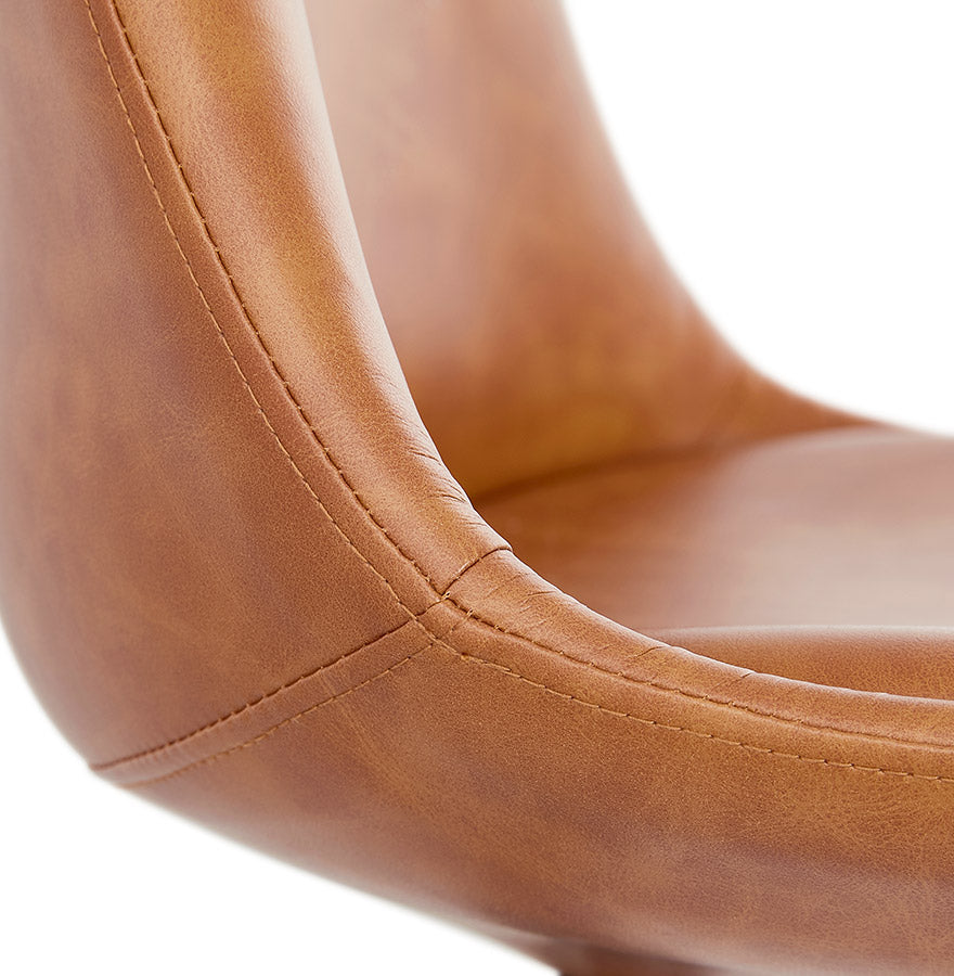 Barhocker WATSON MINI - braun - Kunstleder