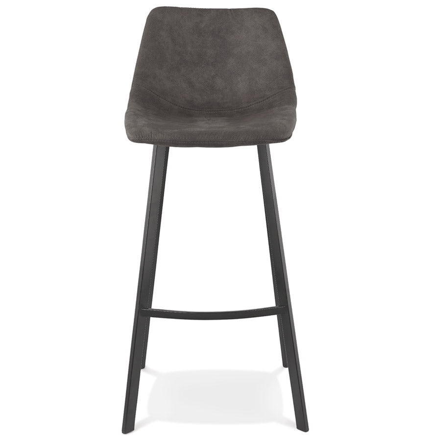 Bar stool OUFTI - dark gray - fabric