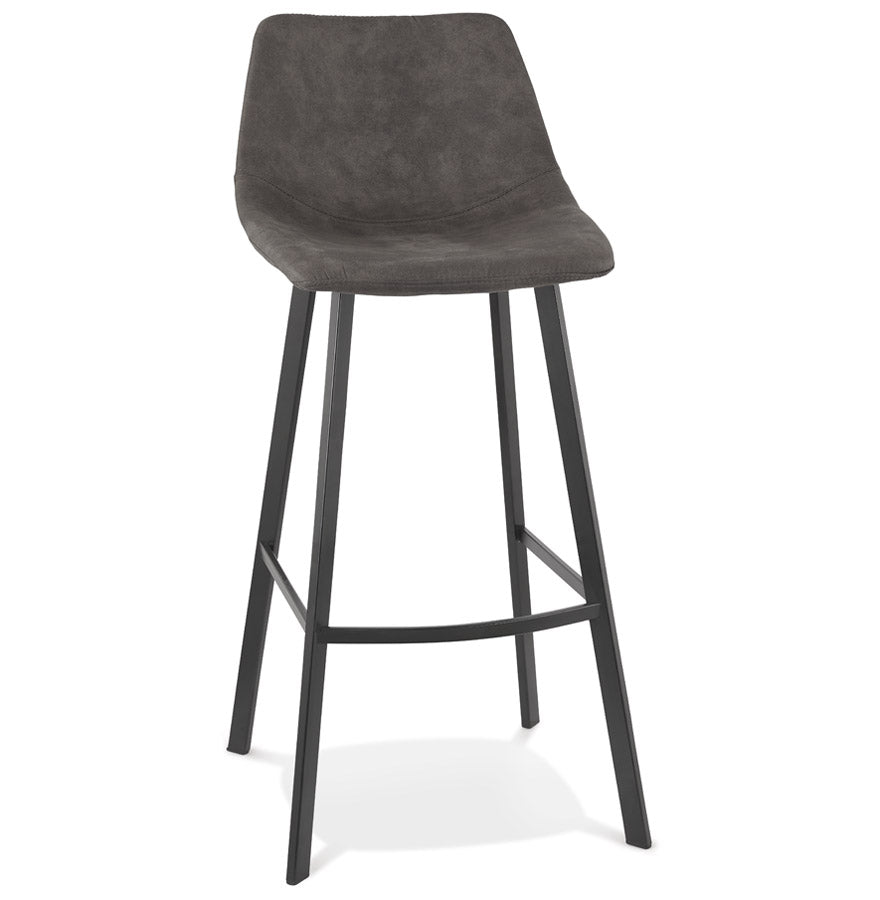 Bar stool OUFTI - dark gray - fabric