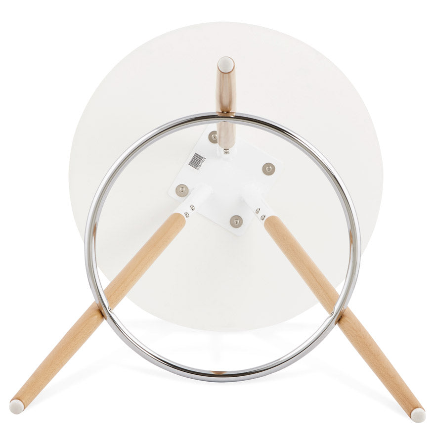 Bartafel LARRY - wit - hout
