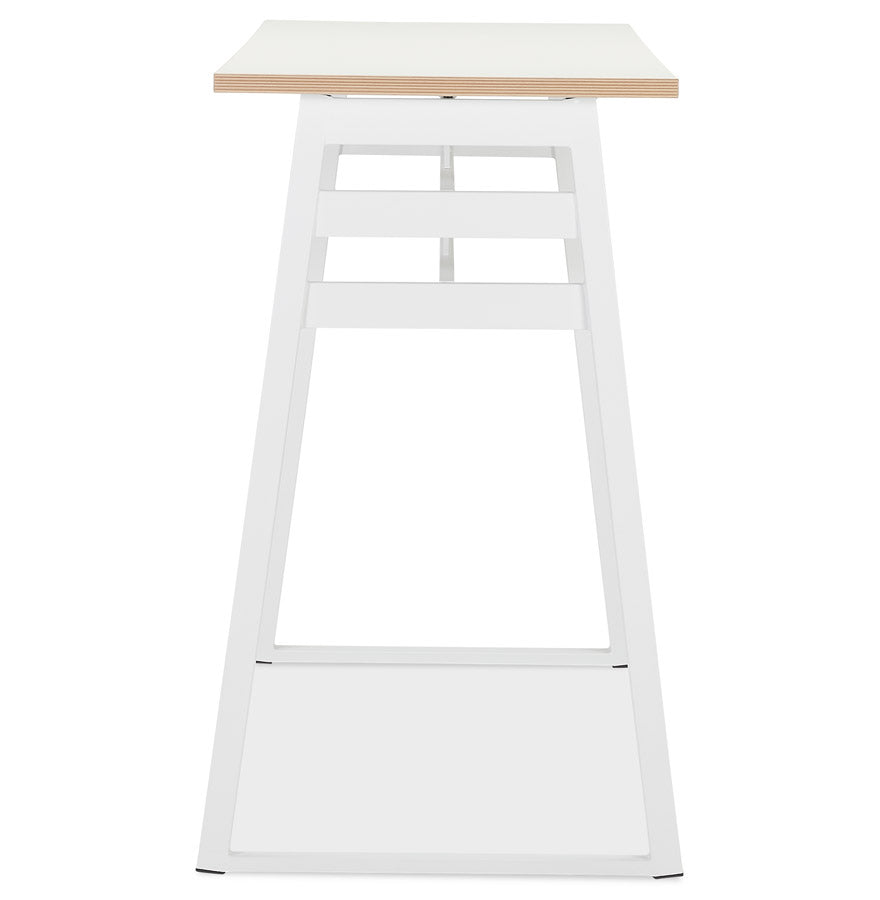Bartafel MAYO - wit - hout