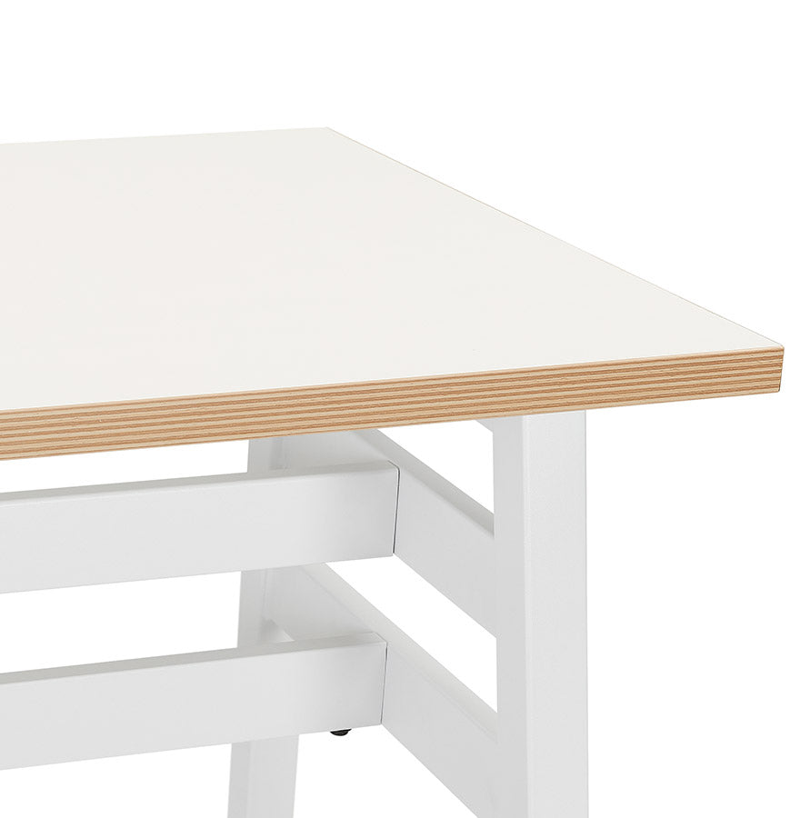Bartafel MAYO - wit - hout