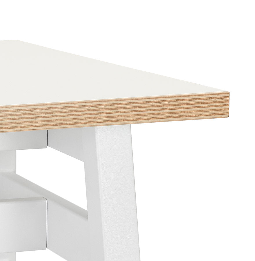 Bartafel MAYO - wit - hout