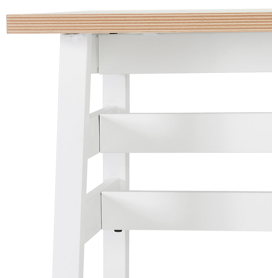 Bartafel MAYO - wit - hout