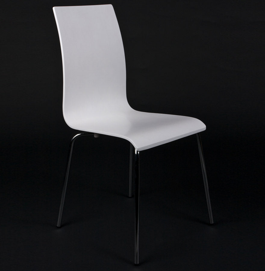 Stoel CLASSIC - wit - hout