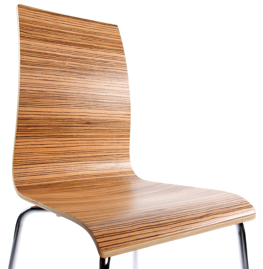 Stoel CLASSIC - zebrano - hout