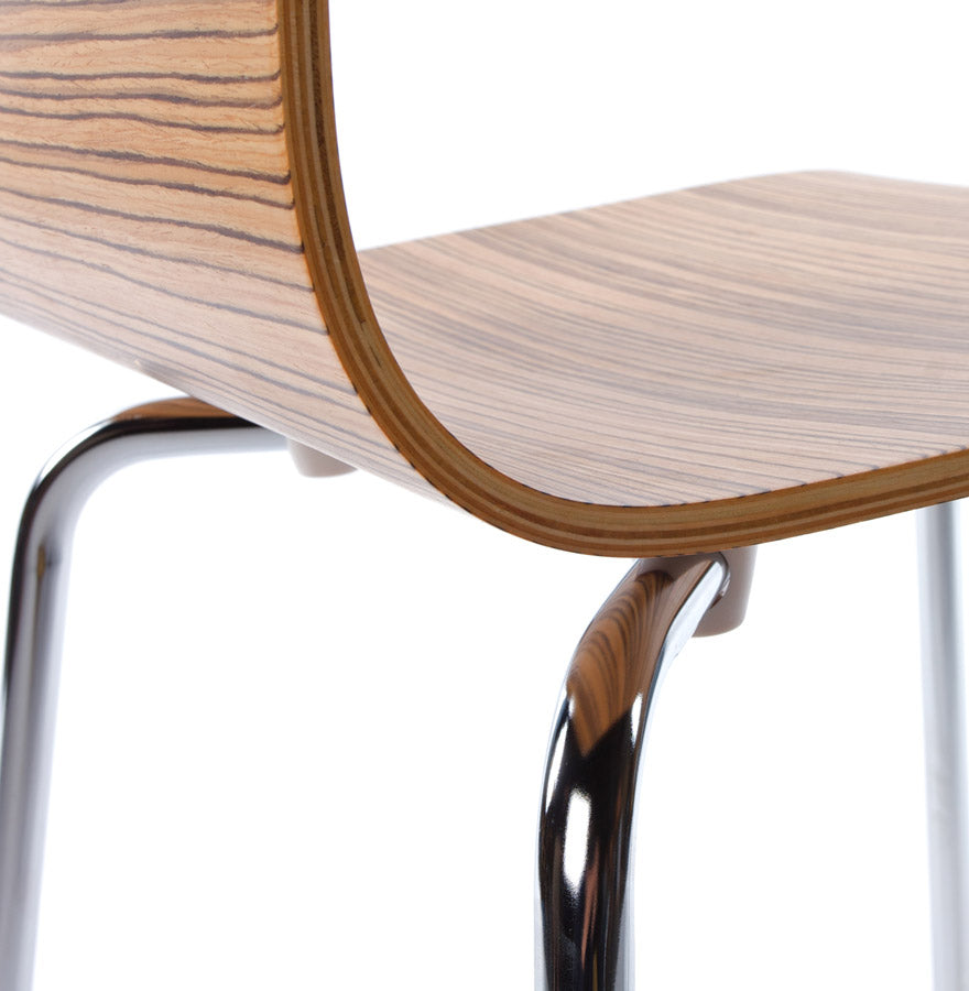 Stoel CLASSIC - zebrano - hout