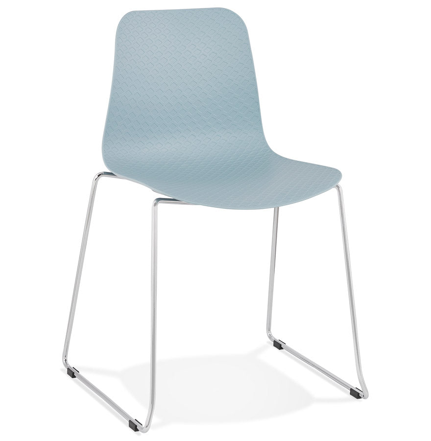 Stoel BEE - blauw - kunststof