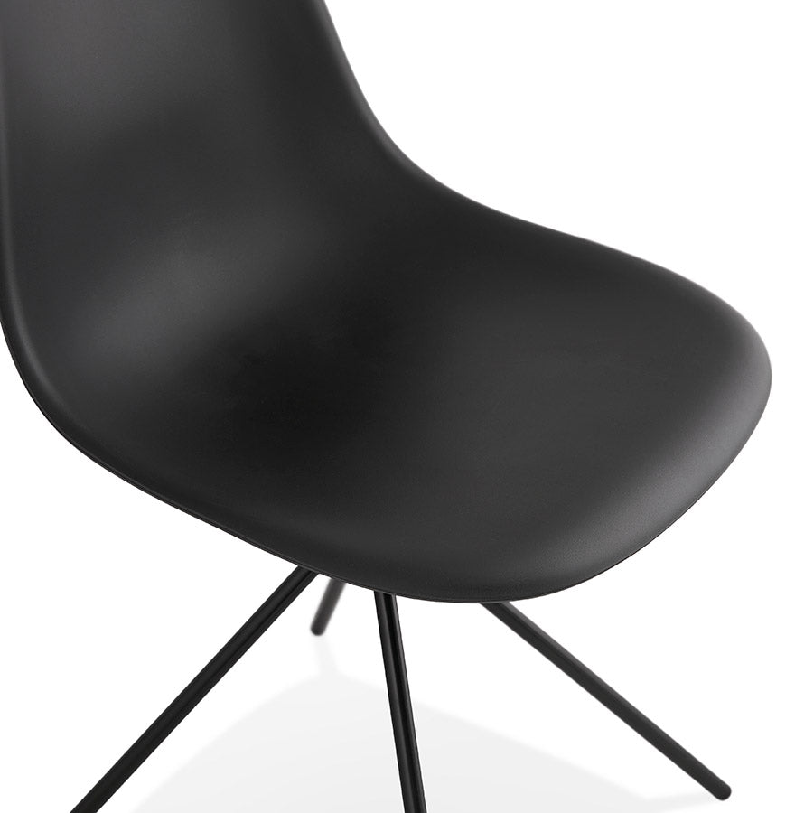 Stoel DORIS - zwart - kunststof
