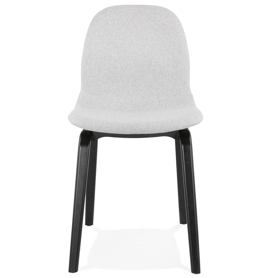 Stoel CAPRI - lichtgrijs - stof
