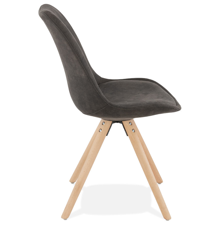 Chair CHARLIE - dark gray - fabric