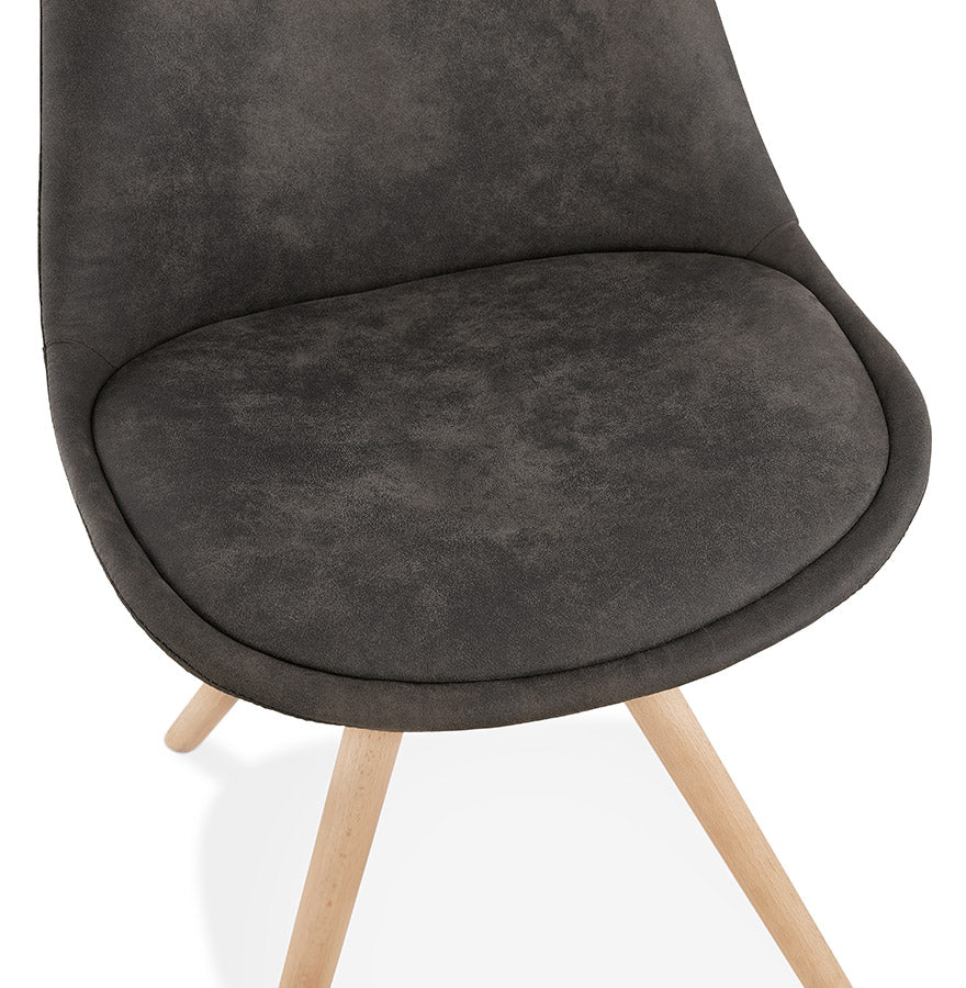 Chair CHARLIE - dark gray - fabric