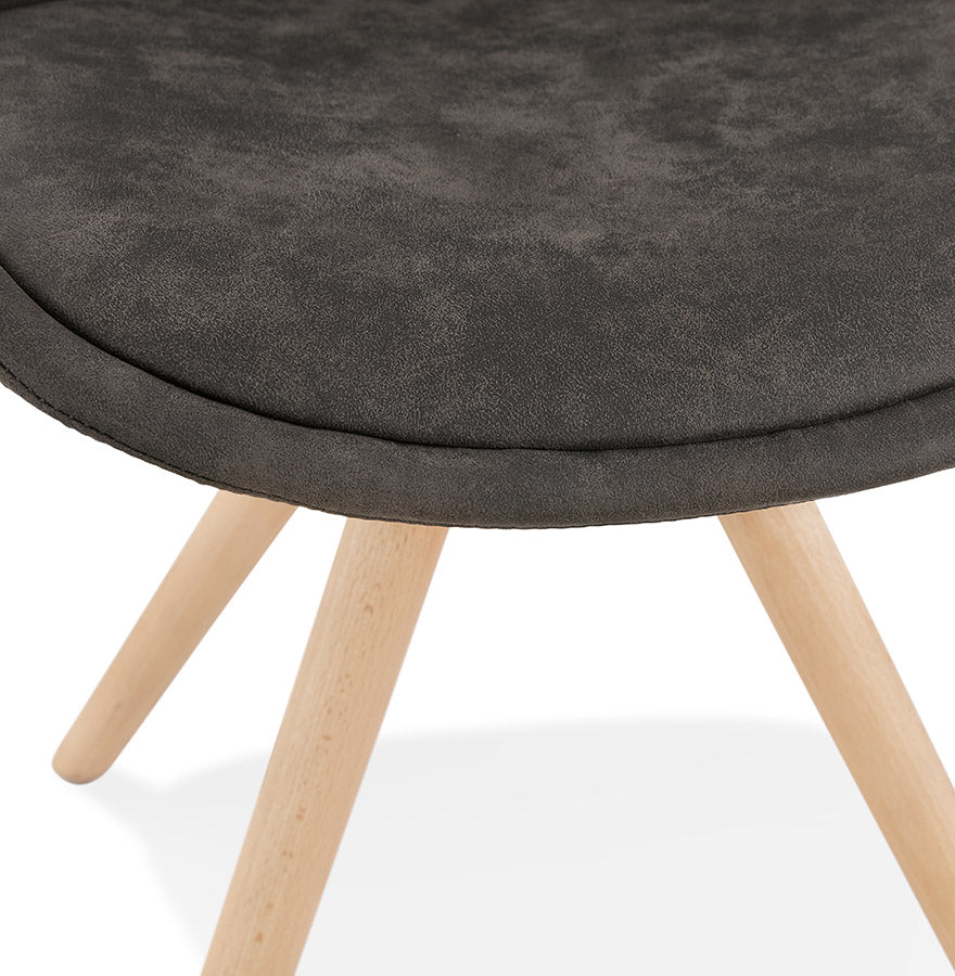 Chair CHARLIE - dark gray - fabric