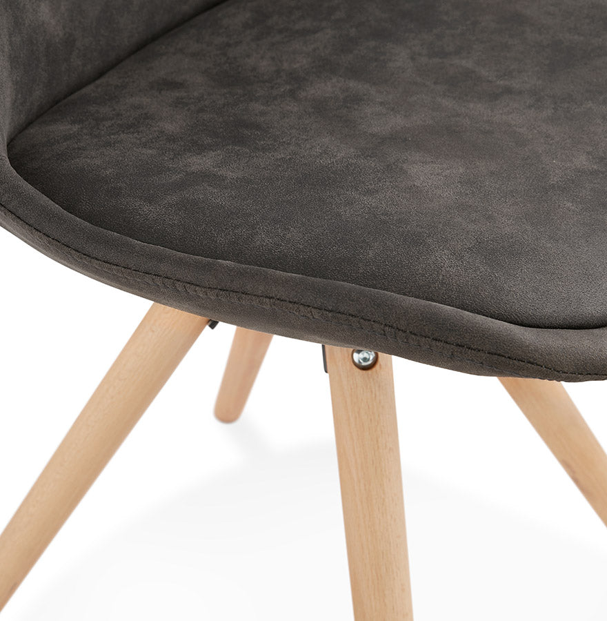 Chair CHARLIE - dark gray - fabric
