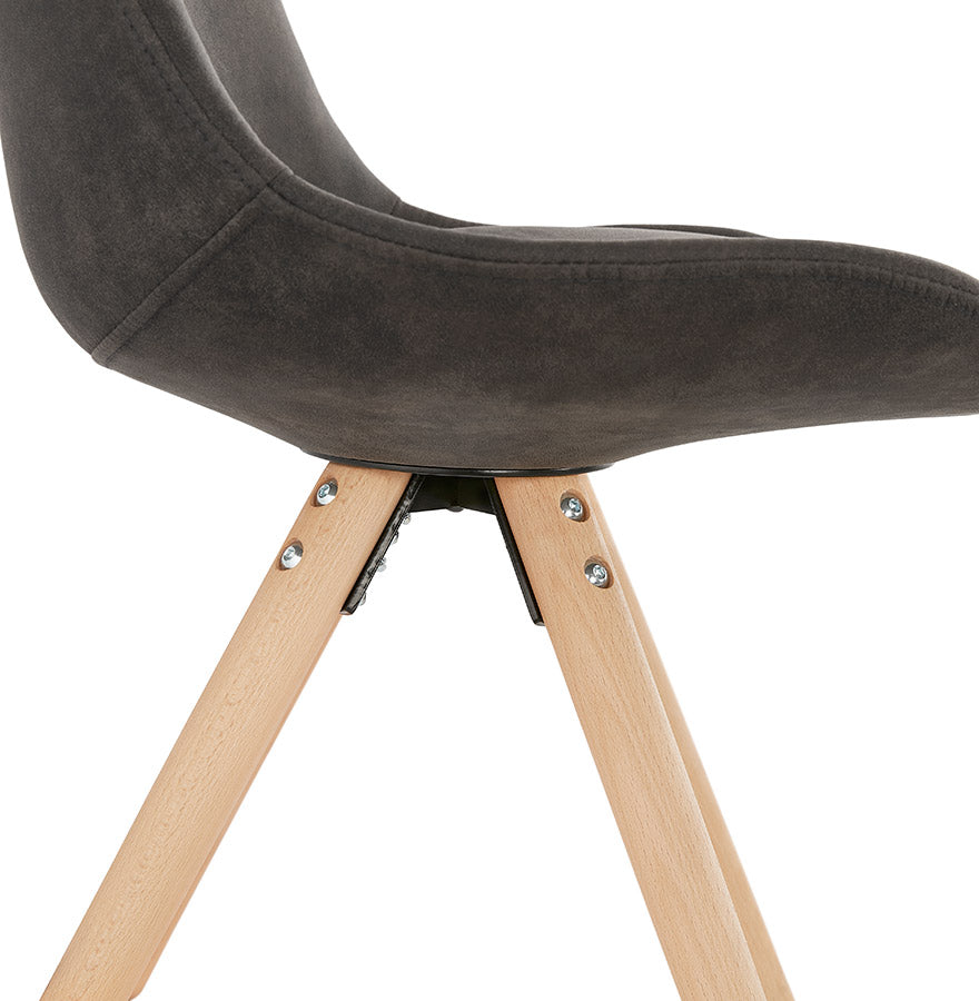 Chair CHARLIE - dark gray - fabric