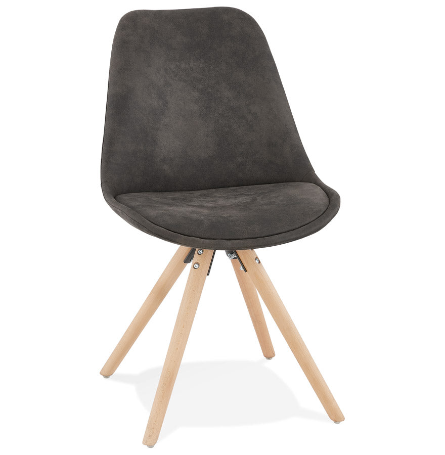 Chair CHARLIE - dark gray - fabric
