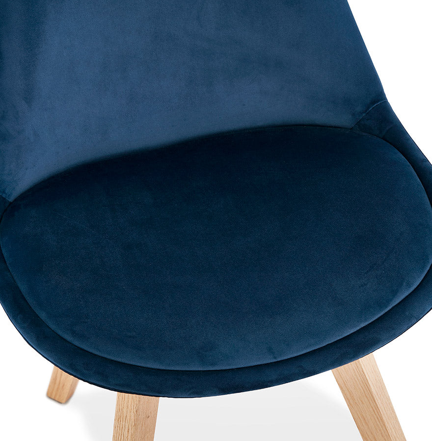Stoel PHIL - blauw - stof