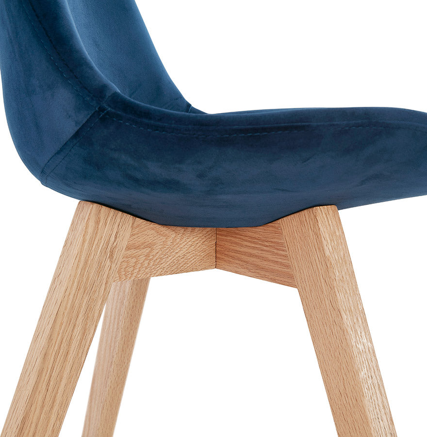 Stoel PHIL - blauw - stof