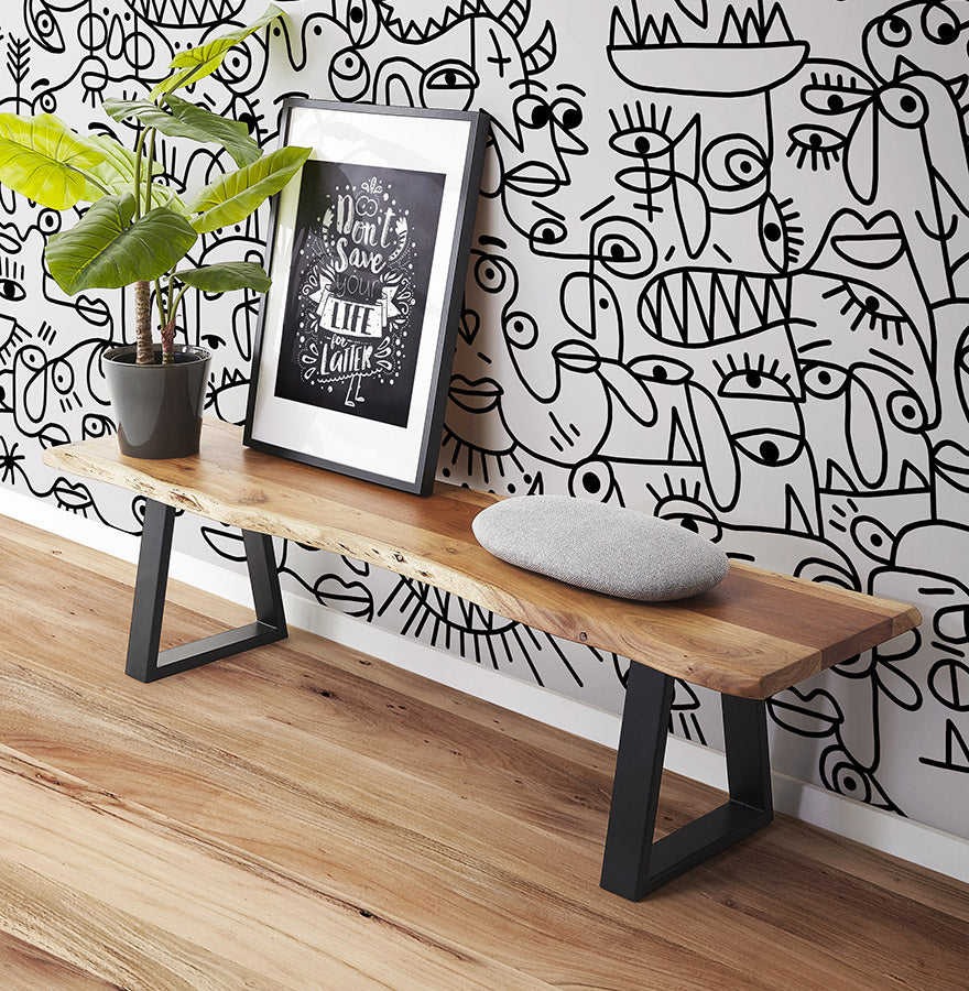 Zitbank MORI BENCH - naturel - hout