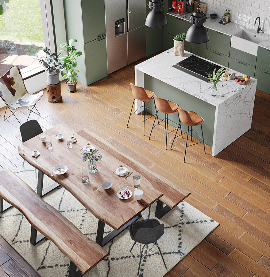 Zitbank MORI BENCH - naturel - hout