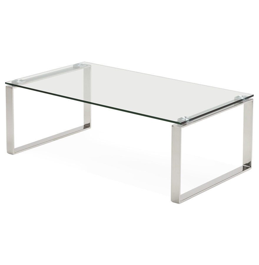 Salontafel MINNESOTA - transparant - glas