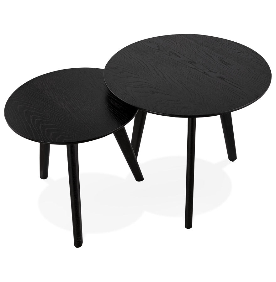 Salon- en/of bijzettafel ESPINO - zwart - hout