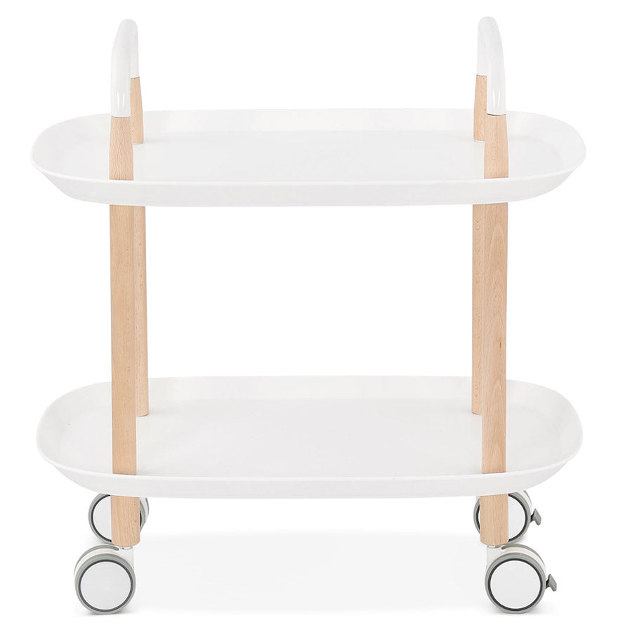 Trolley SERVY - wit - kunststof