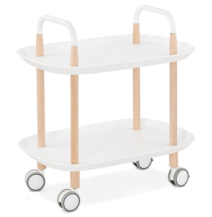 Trolley SERVY - wit - kunststof