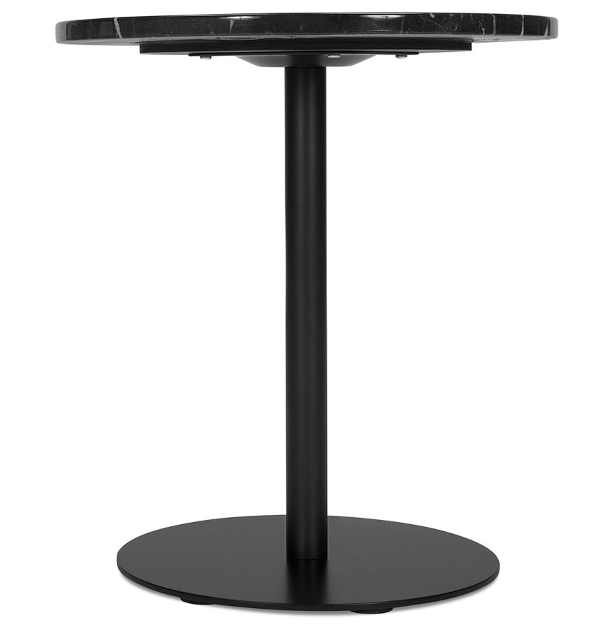 Side table MINERAL - black - glass
