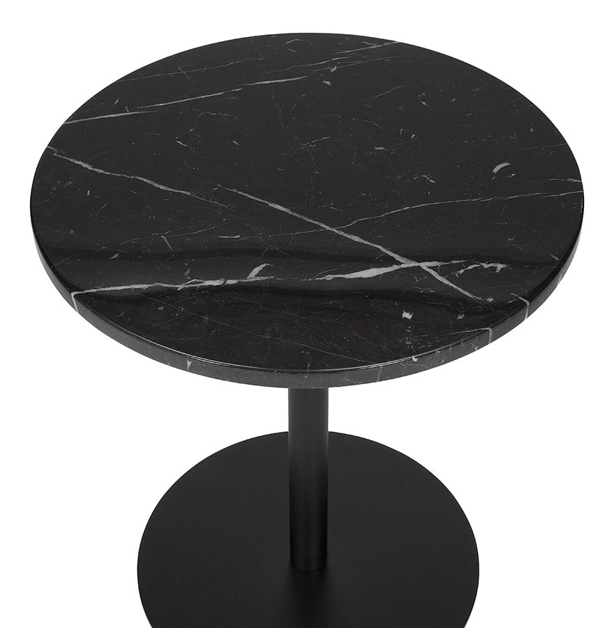 Side table MINERAL - black - glass