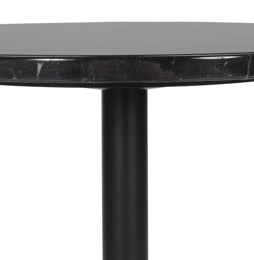 Side table MINERAL - black - glass