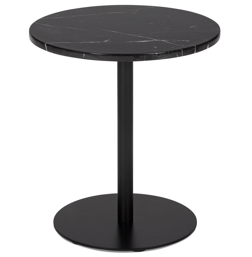 Side table MINERAL - black - glass