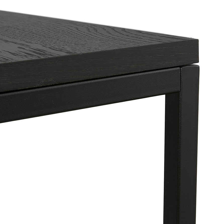 Salon and/or side table GLISS - black wood