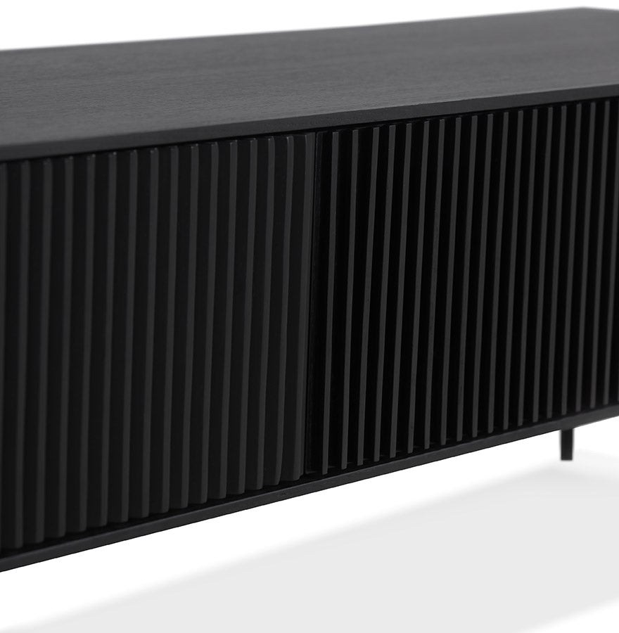 Tv Meubel ACONIT - zwart - hout