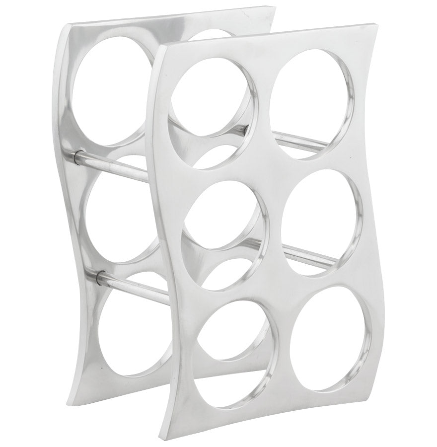Bottle rack SIX - aluminum - aluminum